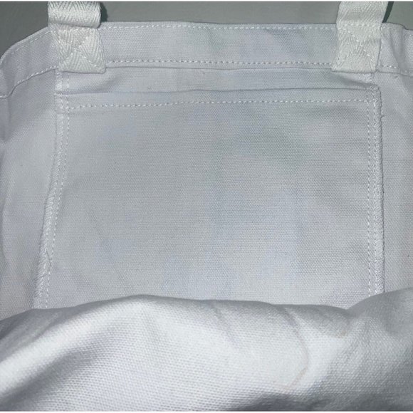 Bridal Canvas Tote The Mrs Est 2021 Oversized Bag White Gold Glitter Market - Picture 3 of 4